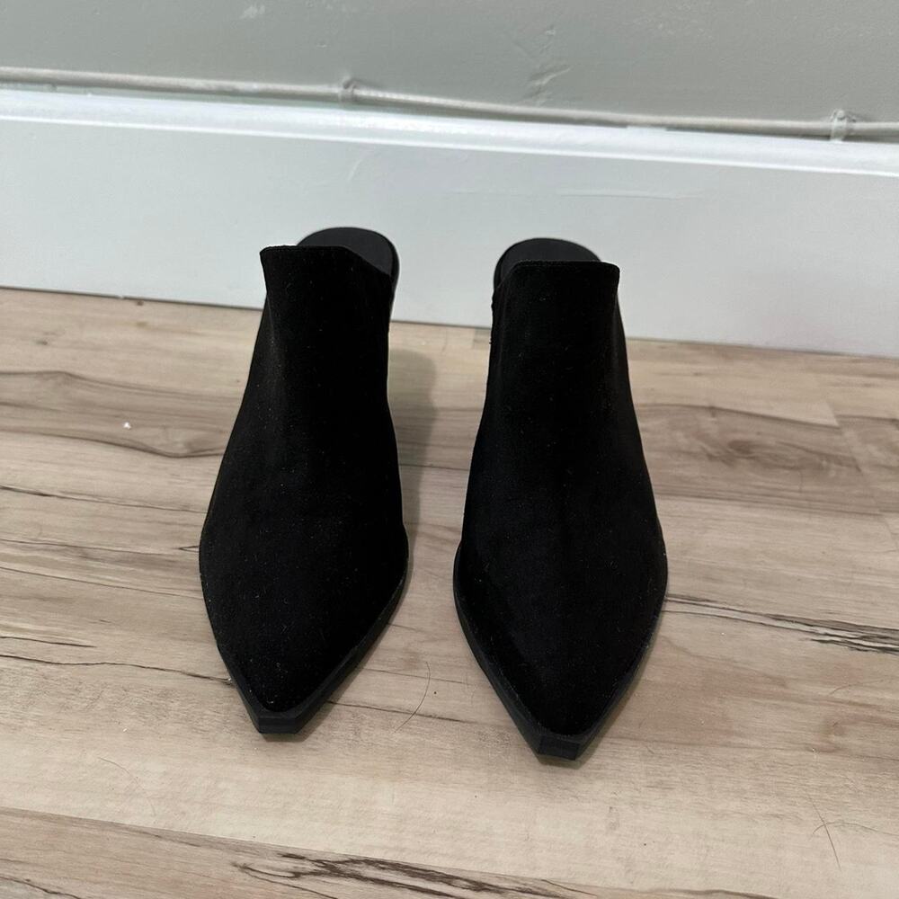 BP Black Suede Mules - Picture 3 of 7